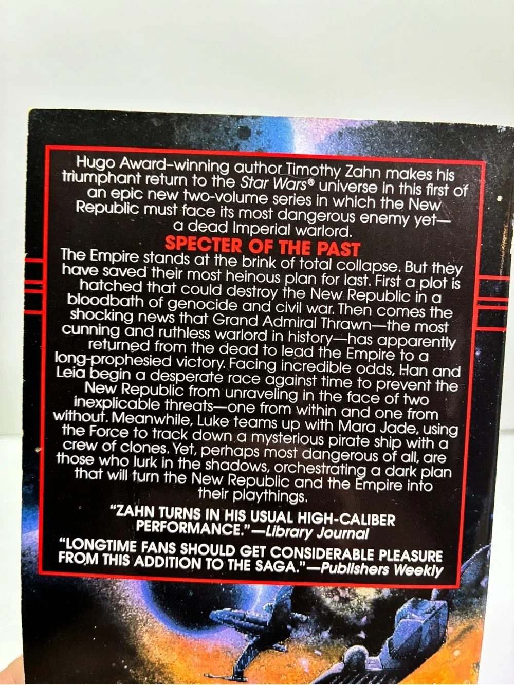 Specter of the Past: Star Wars Legends the Hand of Thrawn Timothy - Picture 5 of 5